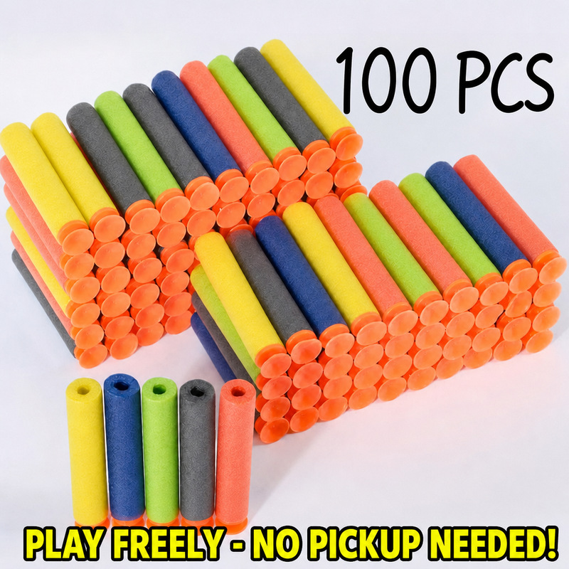 Foam Dart Gun - 100PCS Paket Isi Ulang Dart Busa