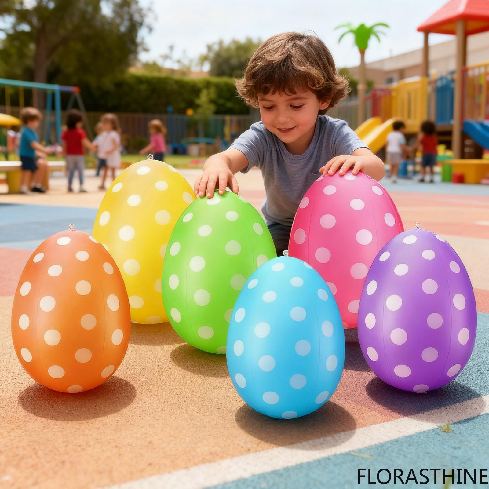 Kids Yard Toys - 6 Buah Telur Paskah Tiup /set