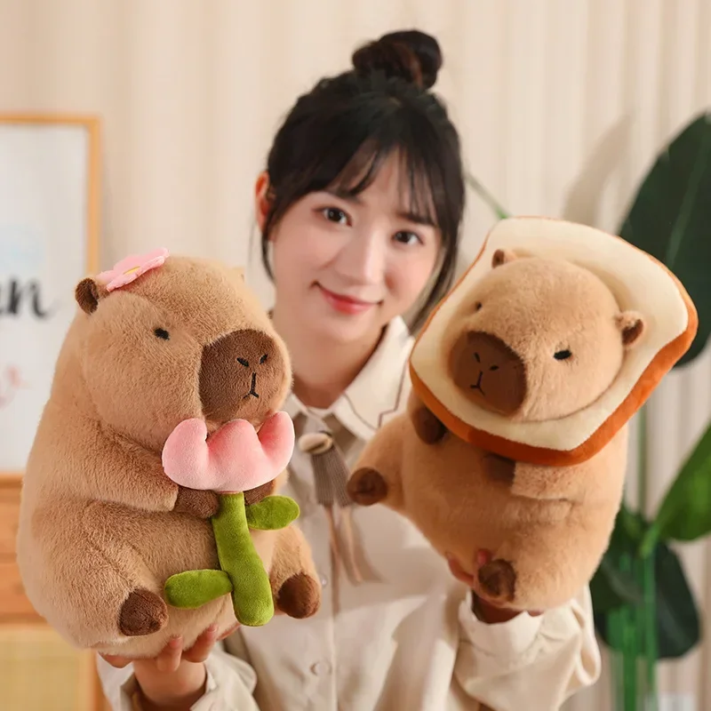 Unicorn Stuffed Toy - Boneka Kapibara Simulasi Kapibara Cosplay Unicorn