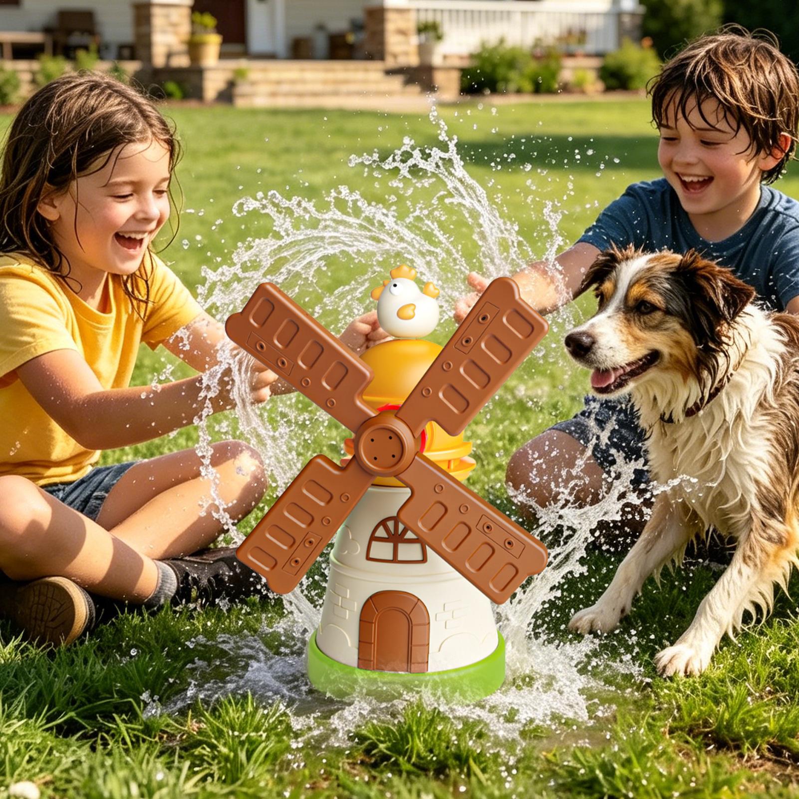 Kids Yard Toys - Mainan Penyiram Kincir Angin Berputar untuk