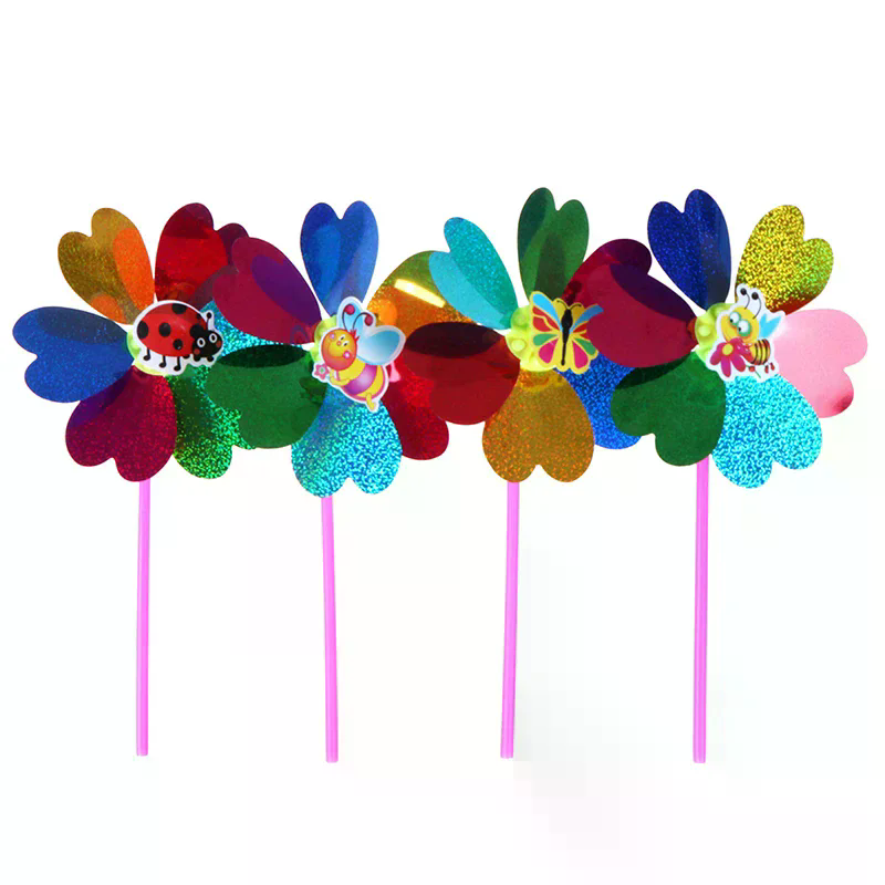 Kids Yard Toys - Kincir Angin Payet Warna-warni Dekorasi Halaman