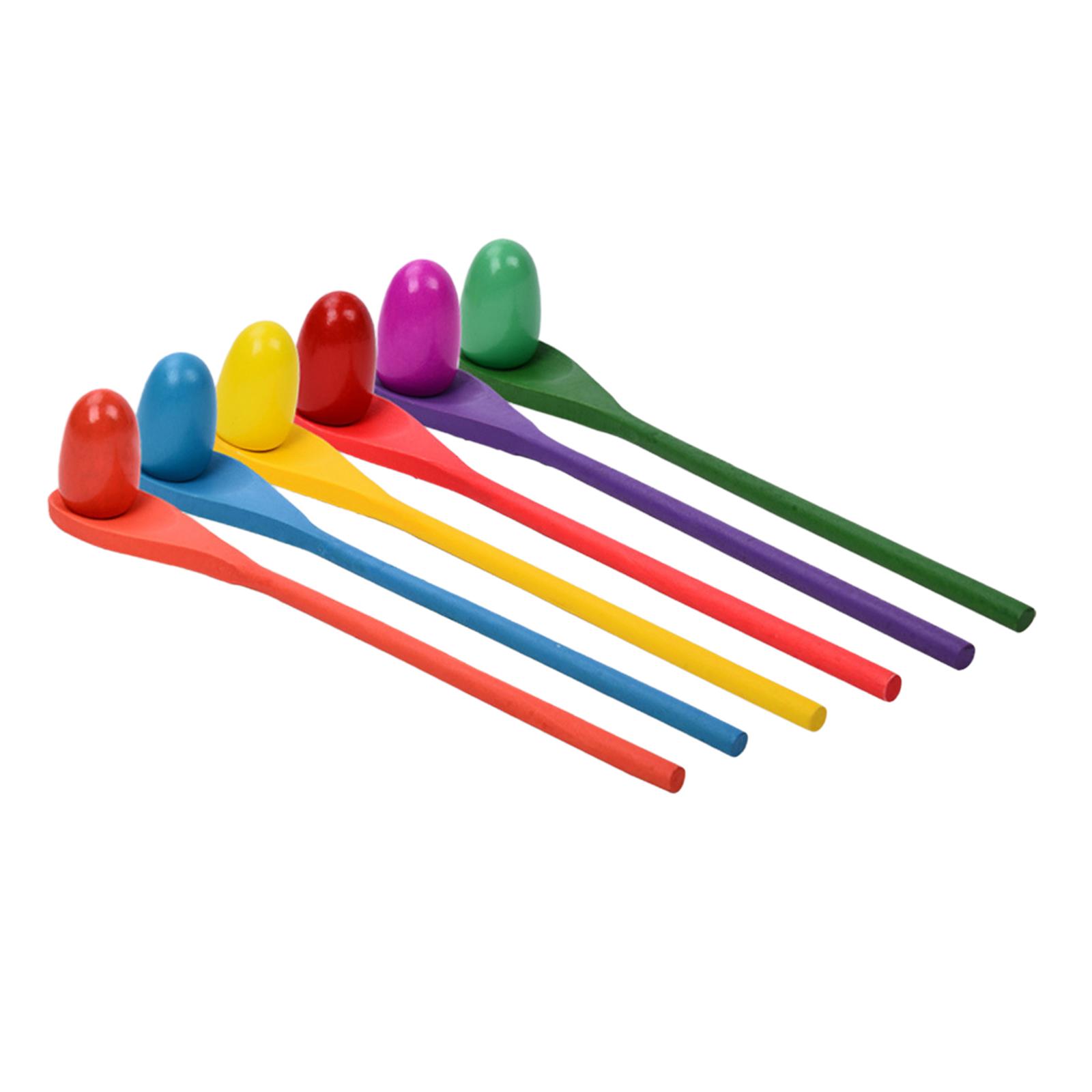 Kids Yard Toys - 6 Buah Sendok Telur Permainan Balap