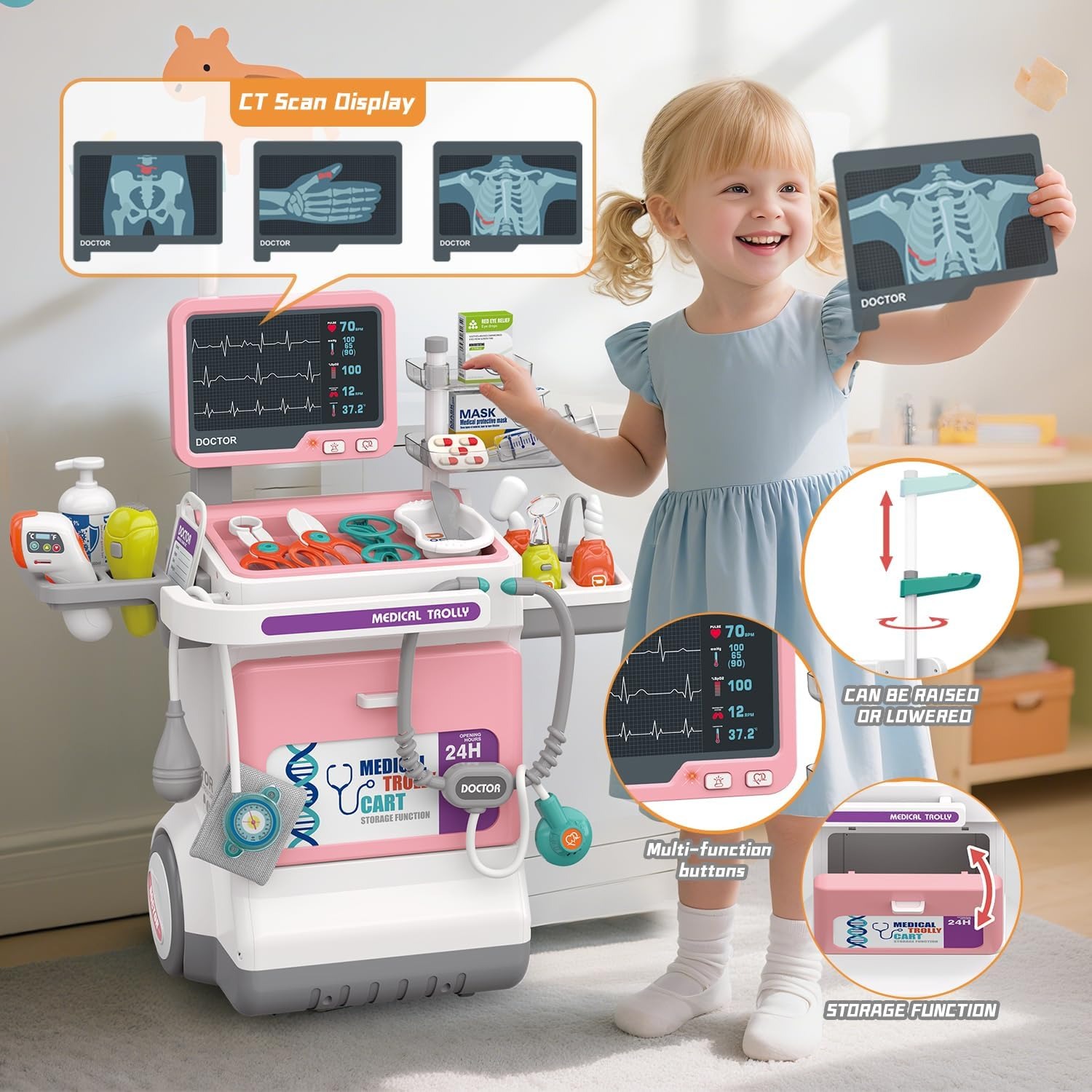Set Permainan Dokter Anak Delu - Kids Toys Doctor Set ulasan dan harga
