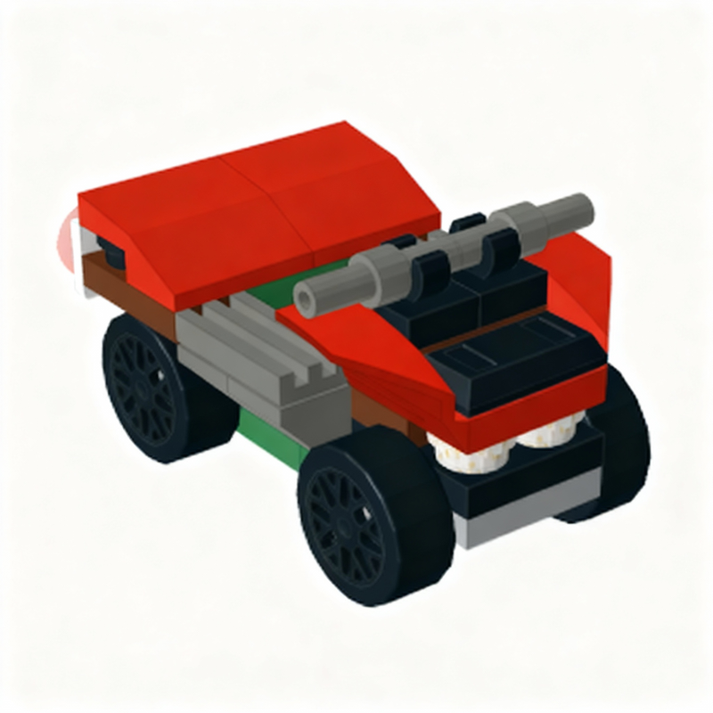 144 Buah MOC Truk Pemadam Keba - Kids Toys Quad ulasan dan harga