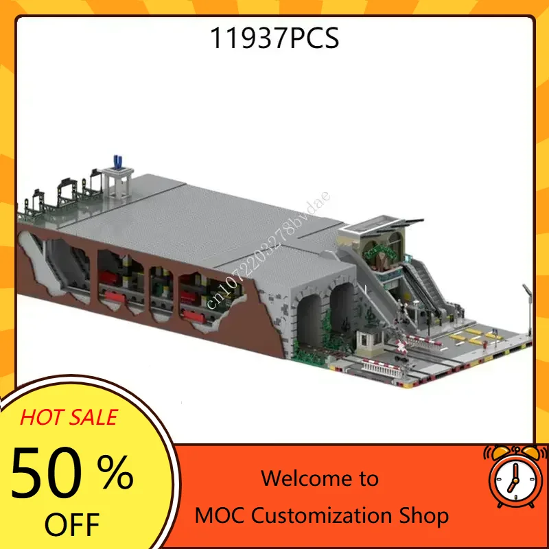 11937PCS Stasiun Kereta Bawah  - Kids Toys Mall ulasan dan harga