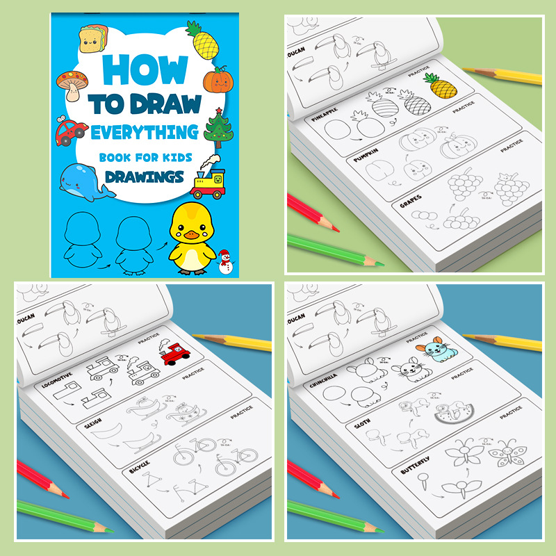 Buku Menggambar Langkah-Langka - Kids Toys Drawing Easy ulasan dan harga