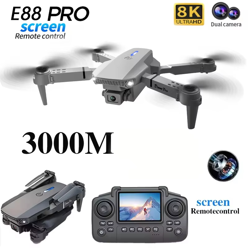 Drone E88 Baru 2026 Kamera 8K  - Xiaomi Kids Toys ulasan dan harga