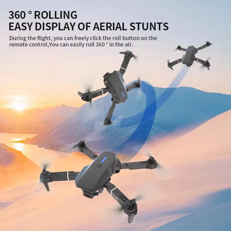 Drone E88 Baru 2026 Kamera 8K  - Xiaomi Kids Toys ulasan dan harga