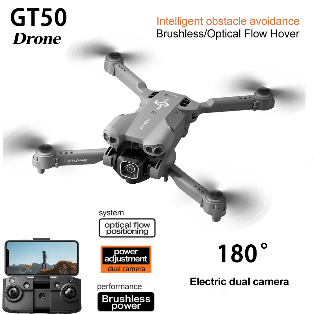 Drone GT50 Baru 8K HD Dual Kam - Xiaomi Kids Toys ulasan dan harga