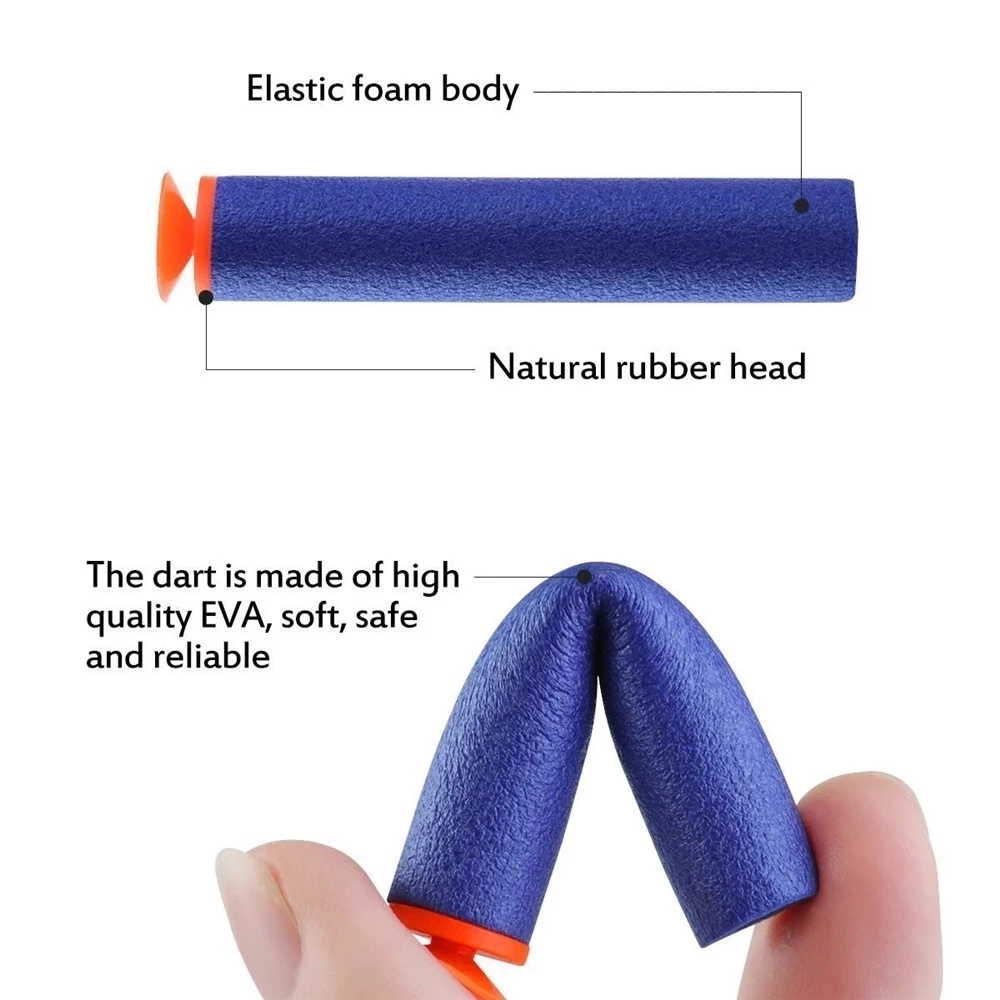 Peluru busa kualitas tinggi 7. - Foam Dart Gun ulasan dan harga