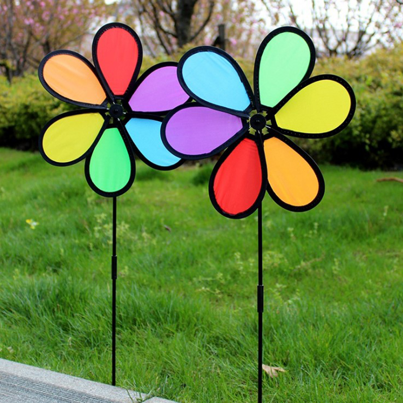 【M】1PC Kincir Angin Berwarna-w - Kids Yard Toys ulasan dan harga