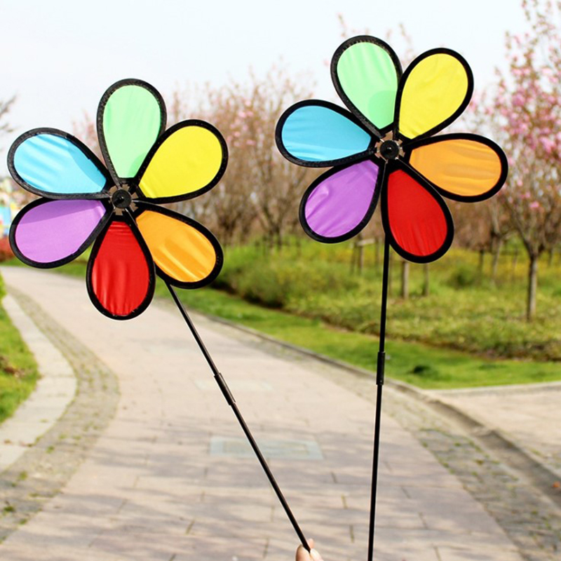 【M】1PC Kincir Angin Berwarna-w - Kids Yard Toys ulasan dan harga