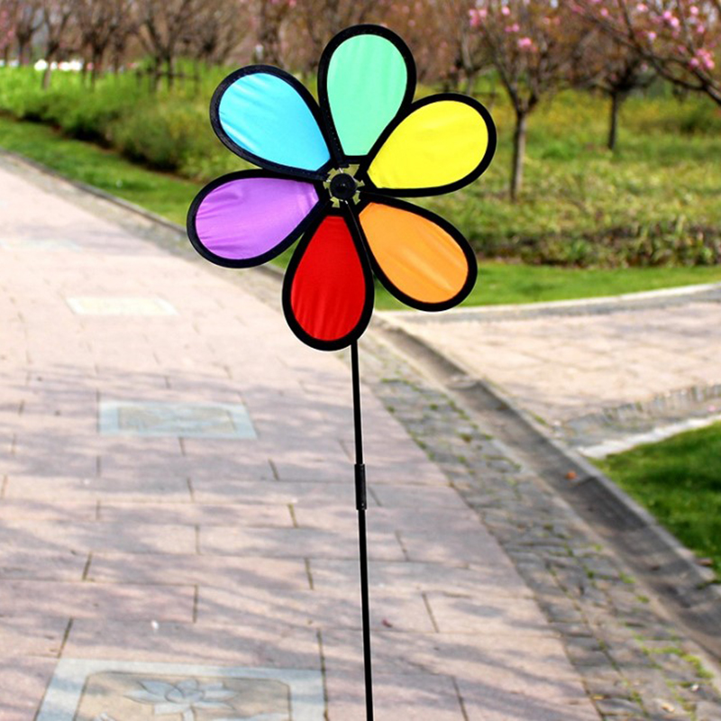 【M】1PC Kincir Angin Berwarna-w - Kids Yard Toys ulasan dan harga