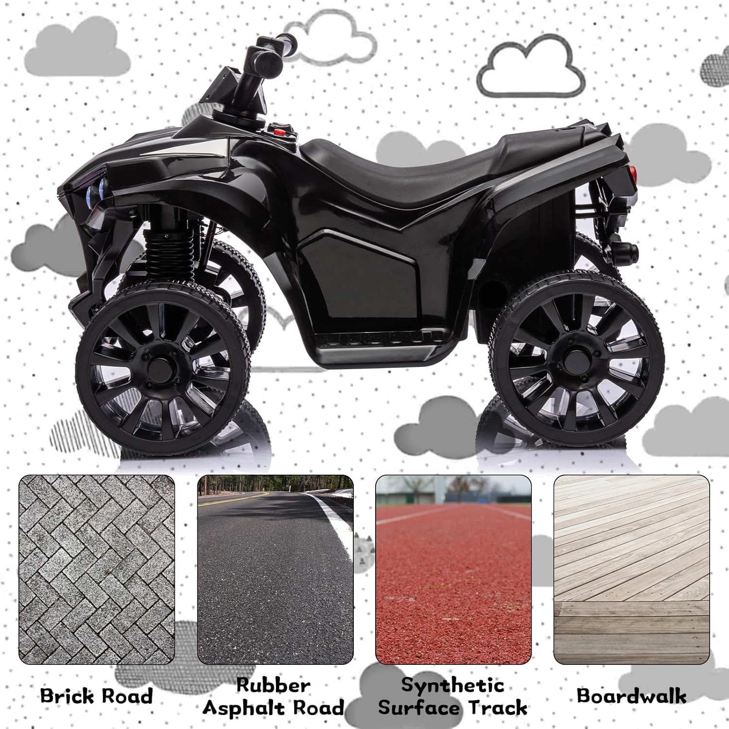 Mobil ATV Mainan Anak 6V, Kece - Kids Toys Quad ulasan dan harga