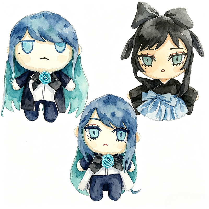 Boneka Plush Ado Hibana, Merch - Kids Toys Animal ulasan dan harga