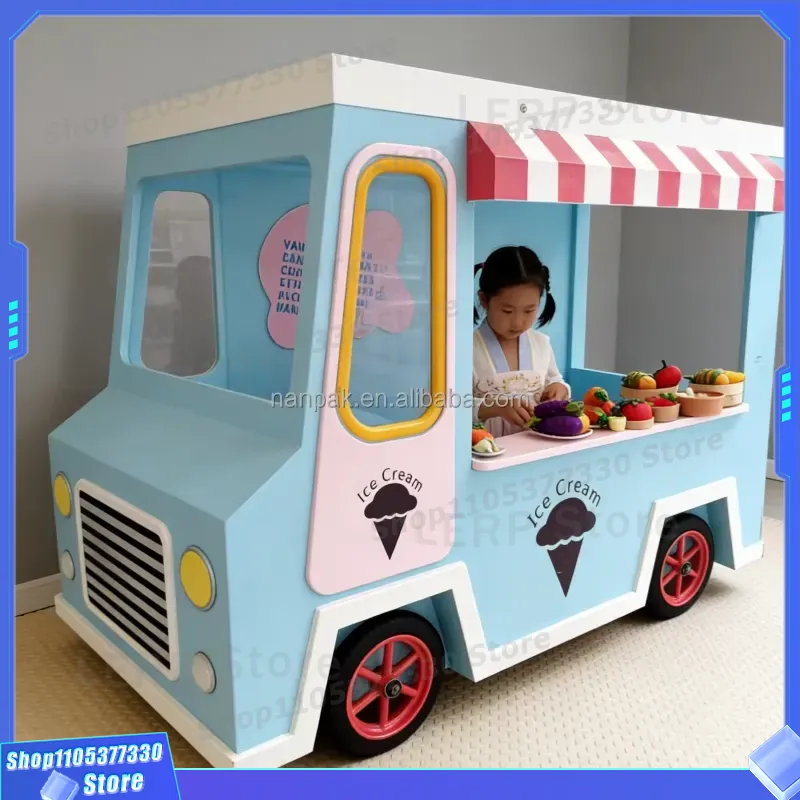 Mainan Gerobak Es Krim Kayu de - Kids Toys Mall ulasan dan harga