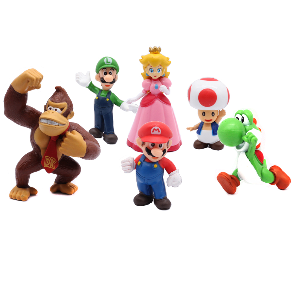 #   6pcs/set Super M Bros PVC  - Kids Toys Animal ulasan dan harga